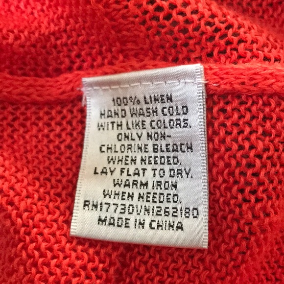 Tangerine Sweater Knit Top - Picture 6 of 6